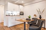 Küche / Küchenzeile - Ferienwohnung Meerzeit Pellworm - Top-Hundeurlaub