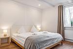 Schlafzimmer - Ferienwohnung Pellwormer Küstenkind - Top-Hundeurlaub