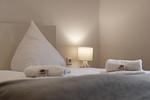Schlafzimmer - Ferienwohnung Pellwormer Küstenkind - Top-Hundeurlaub