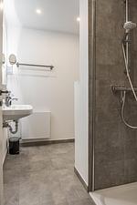 Badezimmer - Ferienwohnung Pellwormer Küstenkind - Top-Hundeurlaub