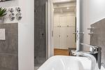 Badezimmer - Ferienwohnung Pellwormer Küstenkind - Top-Hundeurlaub