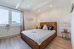 Schlafzimmer - Ferienwohnung Nordseeheimat Pellworm - Top-Hundeurlaub