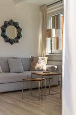 Wohnzimmer - Ferienwohnung Nordseeheimat Pellworm - Top-Hundeurlaub