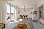 Wohnzimmer - Ferienwohnung Nordseeheimat Pellworm - Top-Hundeurlaub
