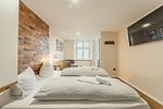 Schlafzimmer - Hotel Seepferdchen | Zimmer 2 | Eckernförde - Top-Hundeurlaub