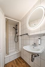 Badezimmer - Hotel Seepferdchen | Zimmer 1 | Eckernförde - Top-Hundeurlaub