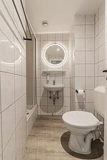 Badezimmer - Hotel Seepferdchen | Zimmer 5 | Eckernförde - Top-Hundeurlaub