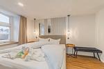 Schlafzimmer - Hotel Seepferdchen | Zimmer 3 | Eckernförde - Top-Hundeurlaub