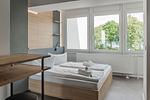 Schlafzimmer - Ferienwohnung | Nordwind Quartier | Dein Fenster zur Eckernförder Bucht - Top-Hundeurlaub