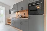 Küche / Küchenzeile - Ferienwohnung | Nordwind Quartier | Dein Fenster zur Eckernförder Bucht - Top-Hundeurlaub