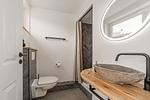Badezimmer - Ferienwohnung | Nordwind Quartier | Dein Fenster zur Eckernförder Bucht - Top-Hundeurlaub