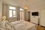 Schlafzimmer - Villa Johanna  App.1 - mit zwei Balkonen & Garten - nur wenige Schritte vom Strand - Top-Hundeurlaub
