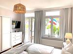 Villa Johanna App. 3 - großzügiges Ferienappartement mit Balkon & Weitblick über den Niendorfer Hafen - Top-Hundeurlaub