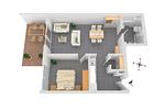 Ferienwohnung Atlantica Hafenresidenz Waren (Müritz) - Grundriss - Atlantica - Top-Hundeurlaub