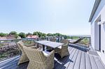Ferienwohnung Boddendeck Ostseebad Wustrow ZweiWasser Alte Seefahrtschule Sonnenbalkon mit Weitblick - Boddendeck - Top-Hundeurlaub