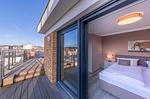 Ferienwohnung Entschleunigung Hafenresidenz - Schlafzimmer mit Panorama-Terrasse - Entschleunigung - Top-Hundeurlaub
