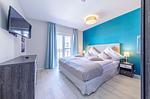 Ferienwohnung Boddenkieker Ostseebad Wustrow - ZweiWasser Alte Seefahrtschule Schlafzimmer - Boddenkieker - Top-Hundeurlaub