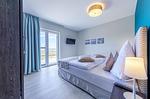 Ferienwohnung Boddenkieker Ostseebad Wustrow - ZweiWasser Alte Seefahrtschule Schlafzimmer - Boddenkieker - Top-Hundeurlaub