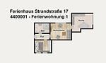 Grundriss - Ferienwohnung 1 - Top-Hundeurlaub