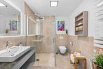 Badezimmer - Ferienwohnung TheViewB03 Strandloft Nordsee Dagebüll - Top-Hundeurlaub