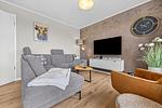 Wohnzimmer - Ferienwohnung TheViewB03 Strandloft Nordsee Dagebüll - Top-Hundeurlaub