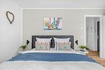Schlafzimmer - Ferienwohnung TheViewB03 Strandloft Nordsee Dagebüll - Top-Hundeurlaub