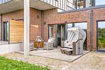 Terrasse - Ferienwohnung TheViewB03 Strandloft Nordsee Dagebüll - Top-Hundeurlaub