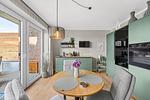 Küche / Küchenzeile - Ferienwohnung TheViewB03 Strandloft Nordsee Dagebüll - Top-Hundeurlaub