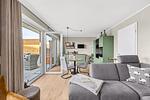 Wohnzimmer - Ferienwohnung TheViewB03 Strandloft Nordsee Dagebüll - Top-Hundeurlaub