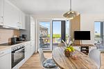 Küche / Küchenzeile - Ferienwohnung TheViewB04 Briese Dagebüll - Top-Hundeurlaub