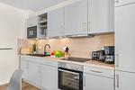 Küche / Küchenzeile - Ferienwohnung TheViewB04 Briese Dagebüll - Top-Hundeurlaub