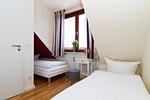 Schlafzimmer - Strandperle Whg. 4, 1. OG/DG - Top-Hundeurlaub