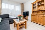 Wohnzimmer - Norderhoog Whg. 7 - Top-Hundeurlaub