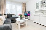 Wohnzimmer - Norderhoog Whg. 7 - Top-Hundeurlaub