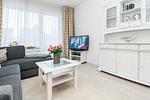 Wohnzimmer - Norderhoog Whg. 7 - Top-Hundeurlaub