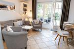 Wohnzimmer - Ferienhaus Hoppe - Top-Hundeurlaub