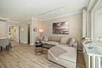 Wohnzimmer - Haus Käpt`n Hein Cors Whg. 6 EG/UG - Top-Hundeurlaub