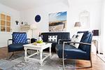 Wohnzimmer - Haus Seemöwe Whg. 3 - Top-Hundeurlaub