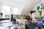 Wohnzimmer - Haus Seemöwe Whg. 3 - Top-Hundeurlaub