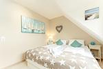 Schlafzimmer - Tunghörn Hüs Whg. 8, 1.OG - Top-Hundeurlaub