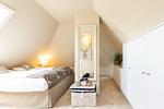Schlafzimmer - Tunghörn Hüs Whg. 8, 1.OG - Top-Hundeurlaub
