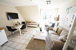 Wohnzimmer - Haus Käpt`n Hein Cors Whg. 4 OG/DG - Top-Hundeurlaub