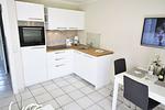 Küche / Küchenzeile - Haus Käpt`n Hein Cors Whg. 4 OG/DG - Top-Hundeurlaub