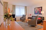 Wohnzimmer - Apartmenthaus Sonnenburg Ferienwohnung 12 - Top-Hundeurlaub