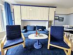 Wohnzimmer - Ferienwohnung am Salzhaff C6 - Top-Hundeurlaub