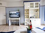 Wohnzimmer - Ferienwohnung am Salzhaff C6 - Top-Hundeurlaub