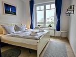 Schlafzimmer - Ferienwohnung am Salzhaff C6 - Top-Hundeurlaub