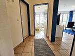 Wohnzimmer - Ferienwohnung am Salzhaff C6 - Top-Hundeurlaub