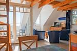 Wohnzimmer - Ferienwohnung Haffblick im Haus am Yachthafen - Top-Hundeurlaub