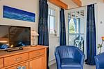 Wohnzimmer - Ferienwohnung Haffblick im Haus am Yachthafen - Top-Hundeurlaub
